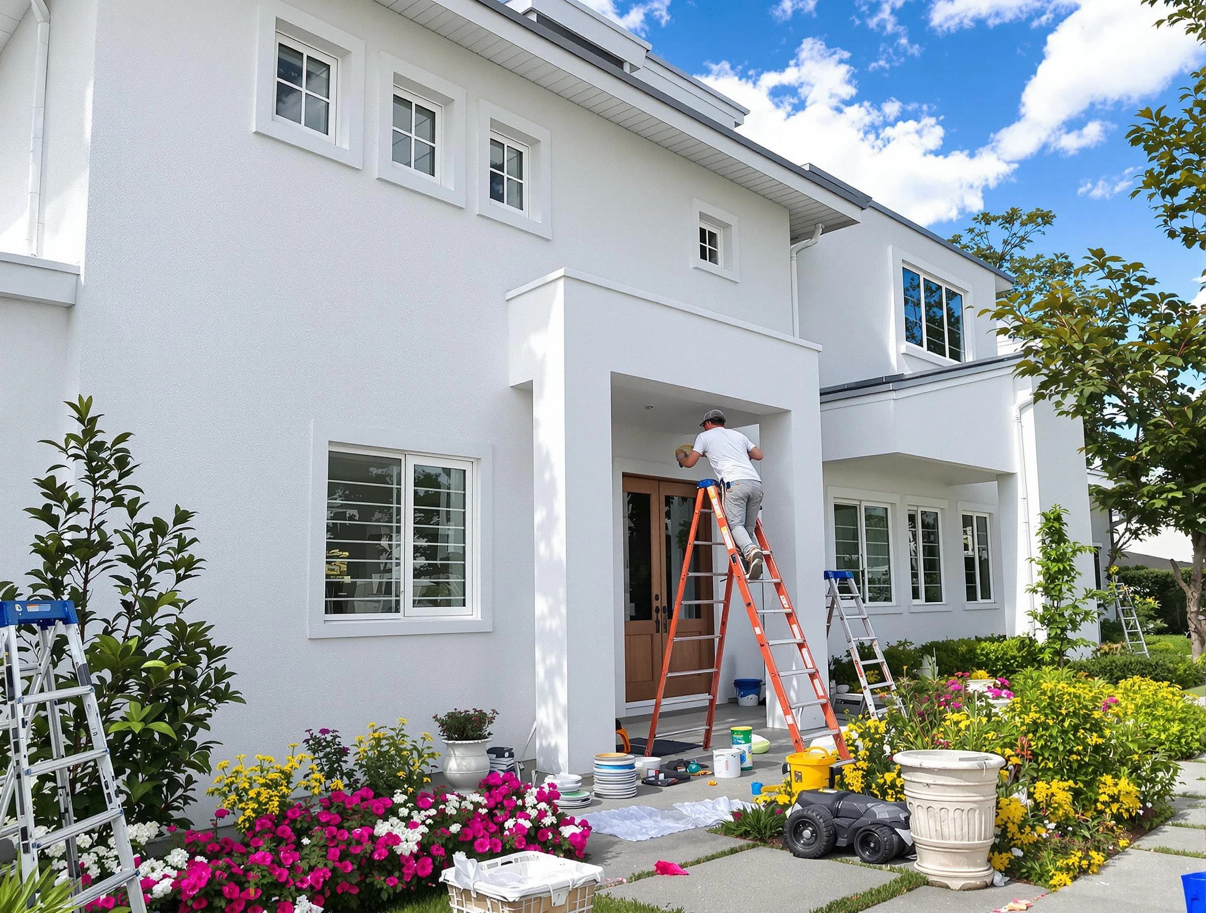 Medina House Painters team delivering a fresh exterior coat in Medina, OH
